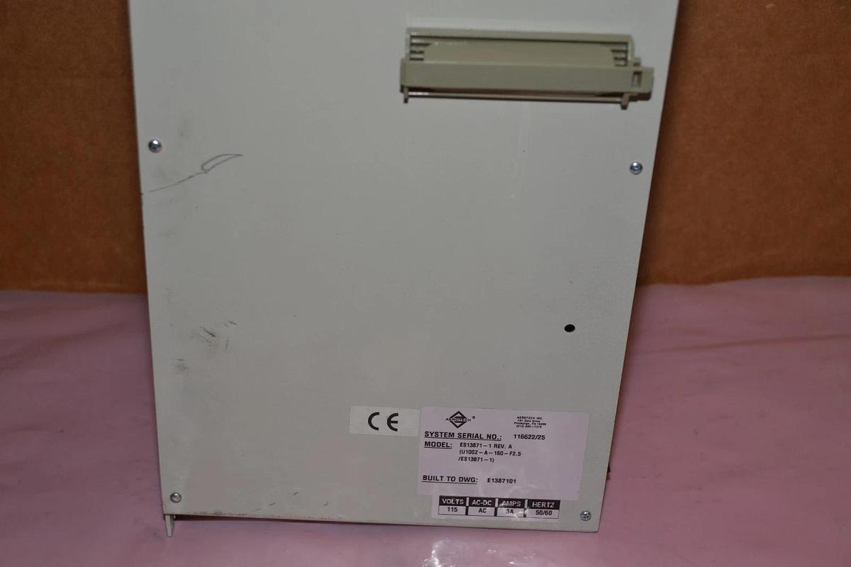Used AEROTEC UNIDEX 100 ES13871-1 REV A 115V 3A MULTITASKING MOTION CONTROLLER