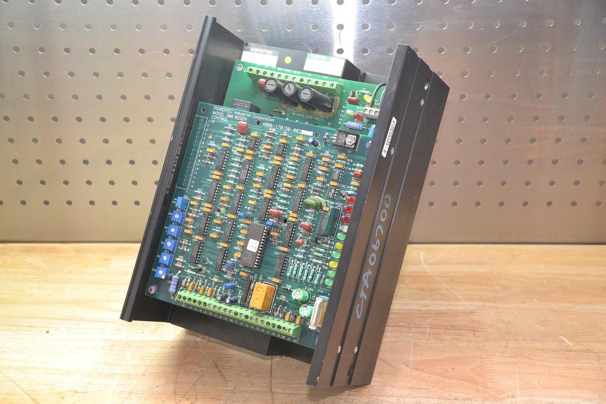 Used POWERTEC C0.5.3R2CH000 C0 5 3R2CH000 1/2HP BRUSHLESS DC MOTOR SPEED CONTROLLER