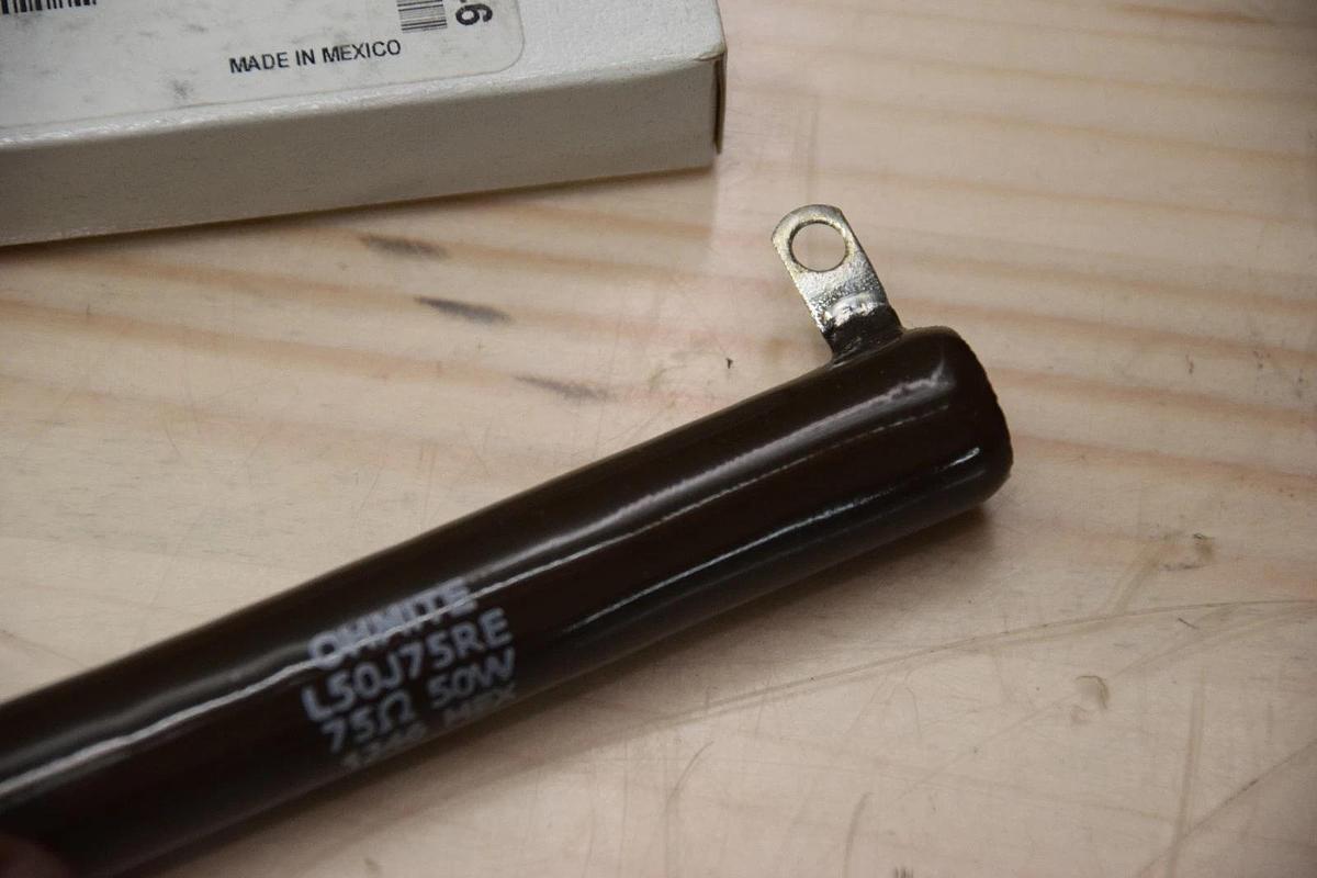OHMITE L50J75RE 75ohm 50W 5% RESISTOR NEW