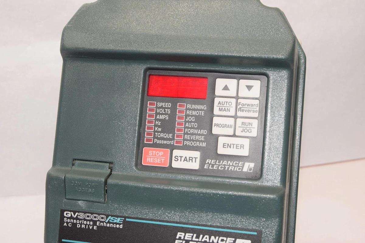 Used RELIANCE ELECTRIC GV3000 SE AC Drive 1V4151 1hp 1 hp .75kw 380/406v 3ph