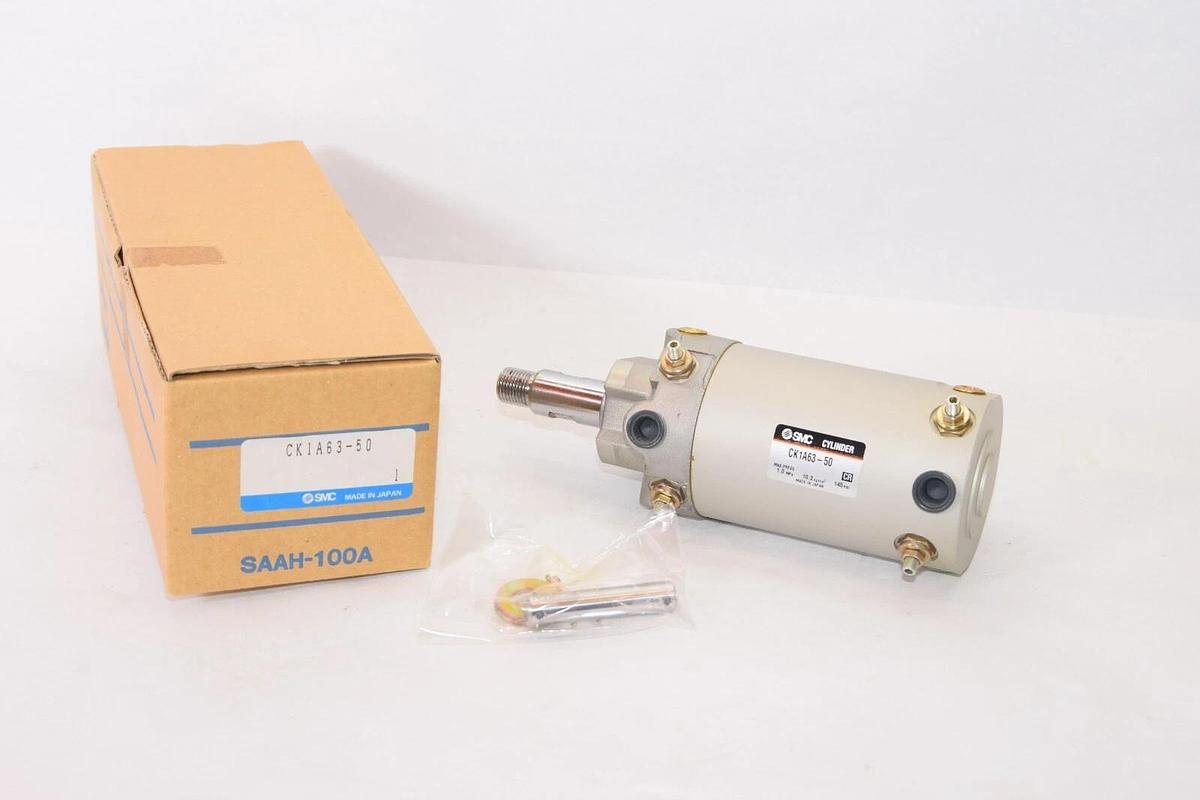 (NEW) SMC CK1A63-50 1.0MPa 145psi Pneumatic Clamp Cylinder