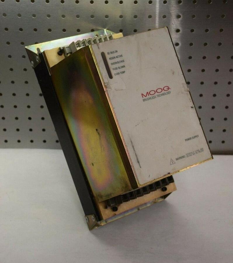 Used MOOG 150-104 Brushless servo motor control Power Supply 15KW 230V