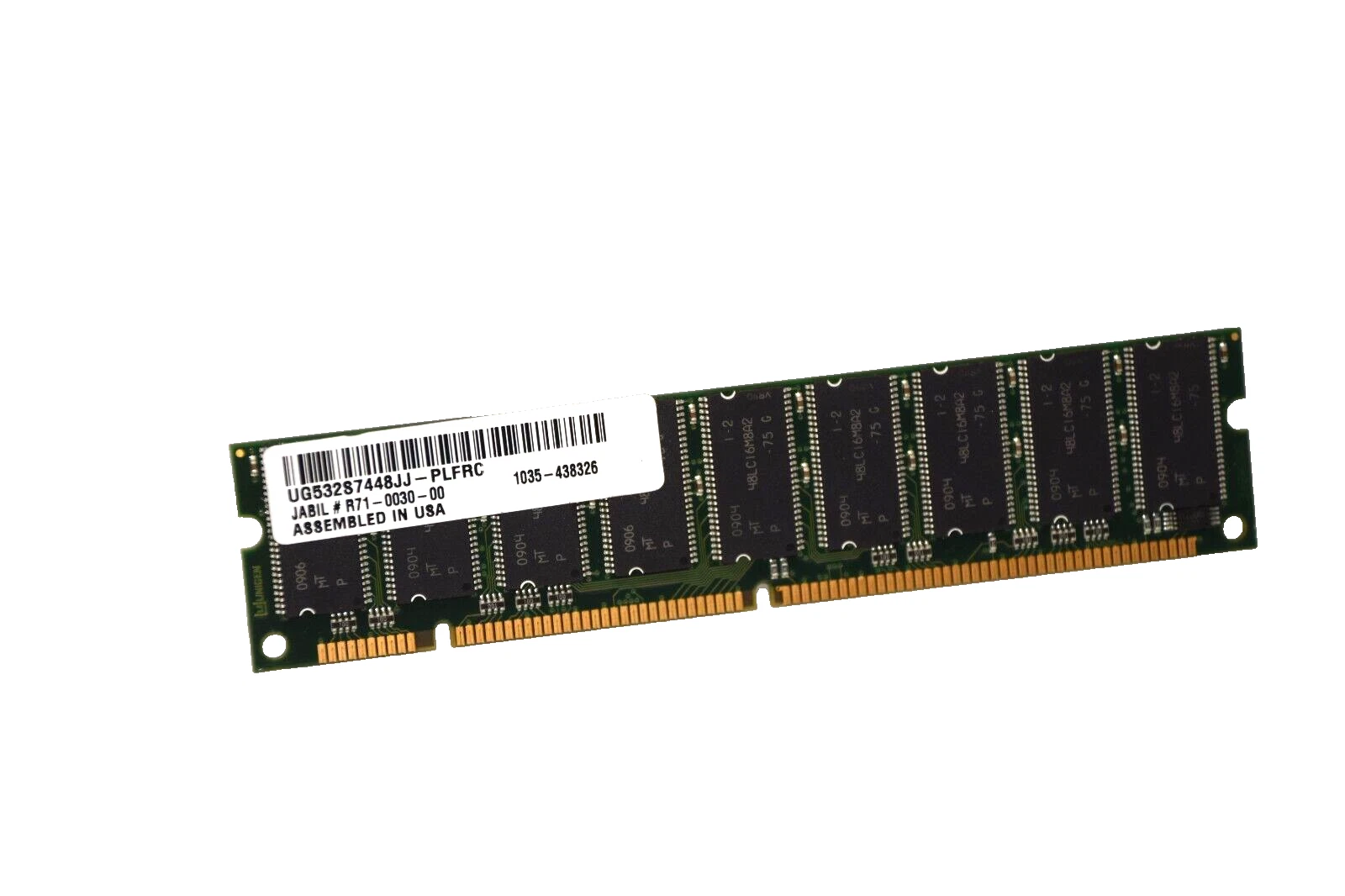 Used UNIGEN UG532S7448JJ-PLFRC UG532S7448JJ SDRAM RAM Memory Board Card