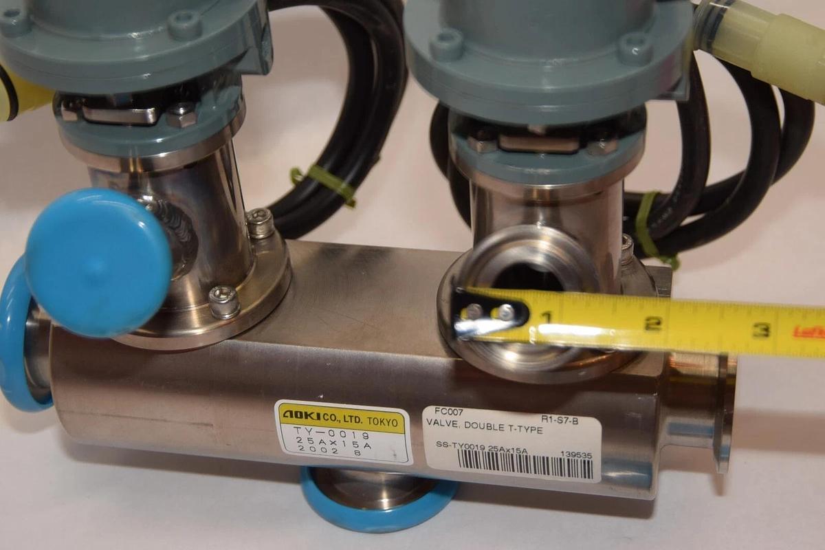 (NEW) AOKI CO. LTD TY-0019 25Ax15A , SS-TY0019 25Ax15A Stainless Sanitary Valve