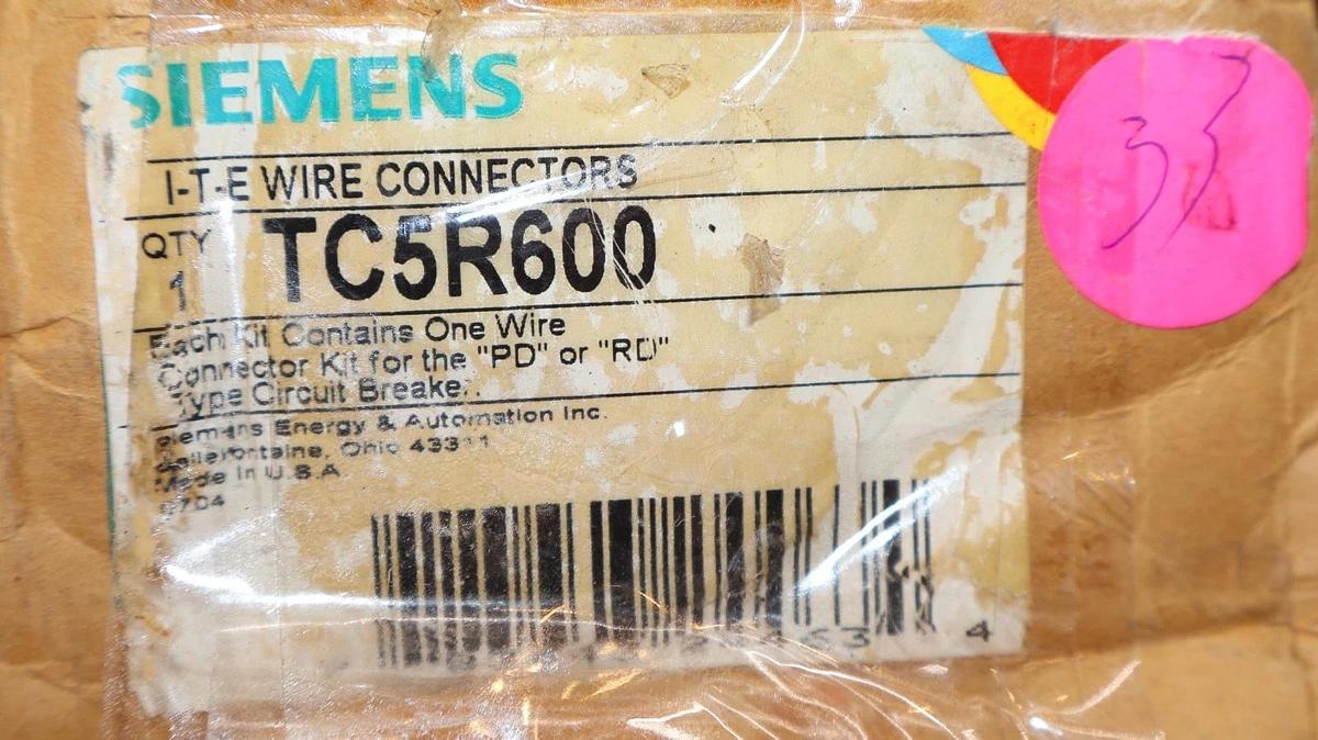 Siemens TC5R600 Circuit Breaker Lug Terminal Kit (New)