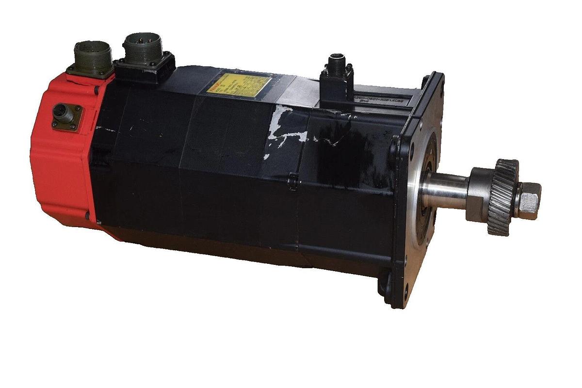 Used Fanuc AC Servo Motor A06B-0501-B756 w/ Encoder A860-0360-T101 Model 10