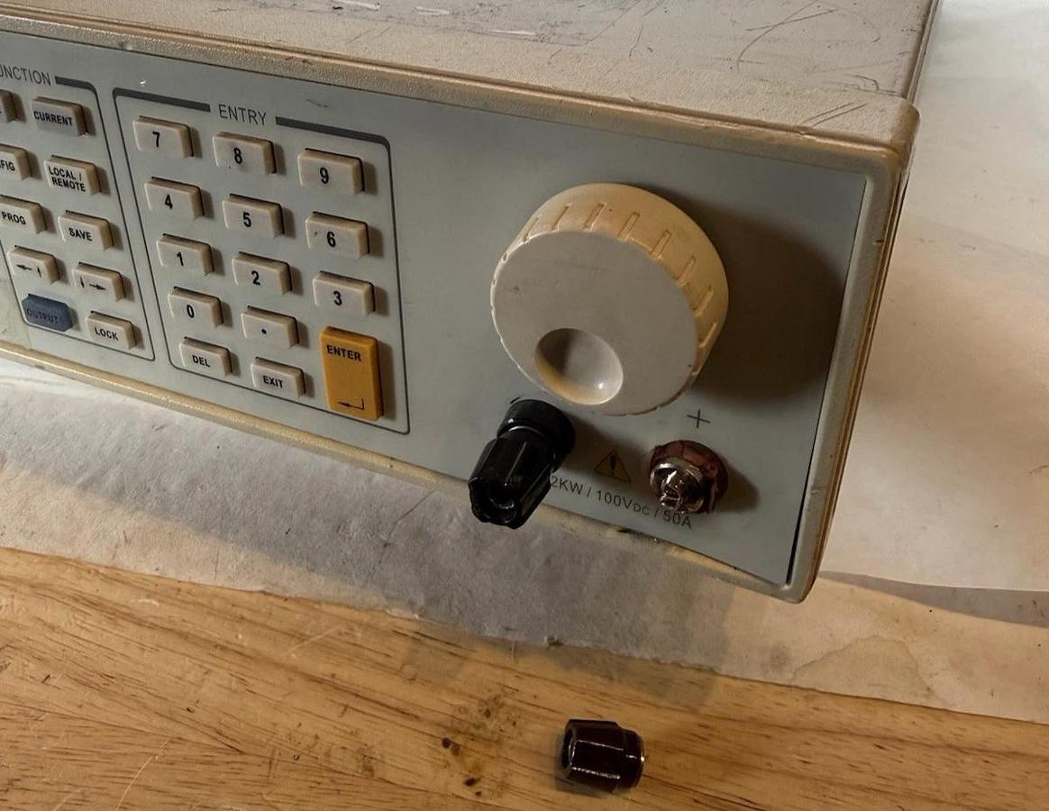 Used Chroma 62012P-100-50 Programmable DC Power Supply 100V, 50A for Parts or Repair