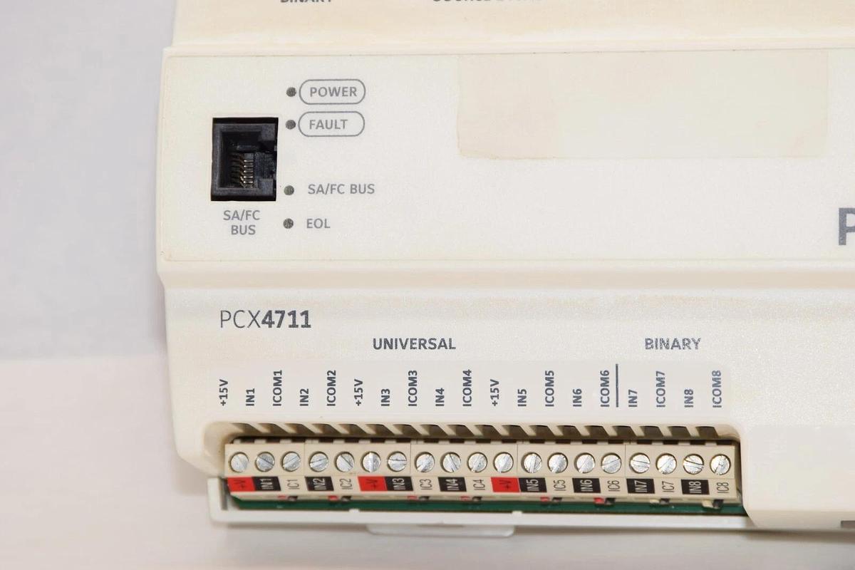 Used JOHNSON CONTROLS FX-PCX4711-0 Rev V Ver. 6.2 PCX4711 Prog. Expansion Controller