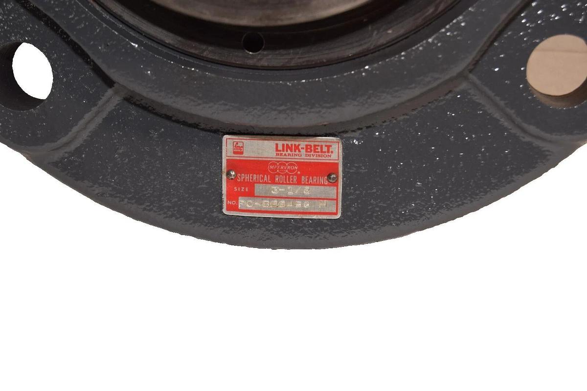 (NEW) LINK-BELT FC-B22456H FC-B22456-0 , 3-1/2" Flanged Spherical Roller Bearing
