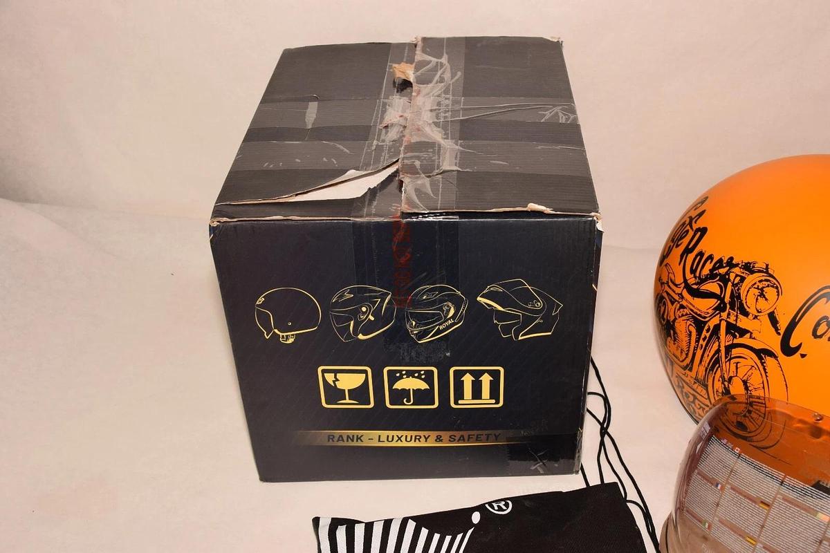 Used ROYAL M139 , FMVSS Open Face Retro / Vintage Motorcycle Helmet - Medium M