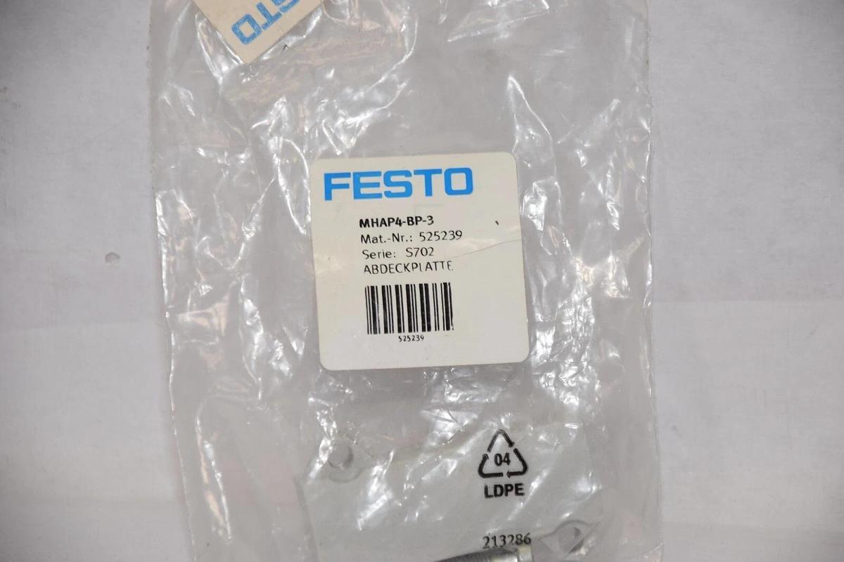 (NEW) FESTO MHAP4-BP-3 , MHAP4BP3 , 525239 Cover Plate