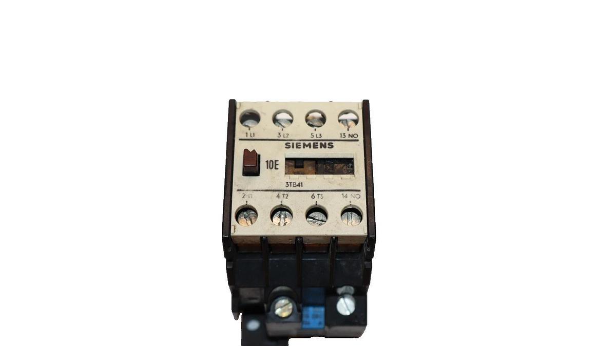 Used Siemens  Contactor 3TB41 10E 220/230v Coil  50/60Hz