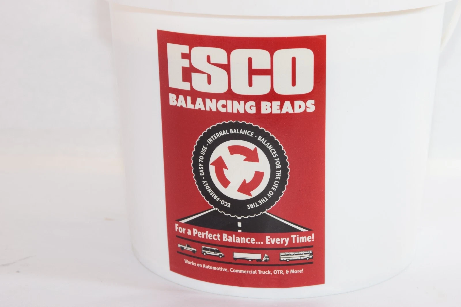 (NEW) ESCO 20466C Balancing Beads Reusable Tire weight balance Bulk Bucket READ