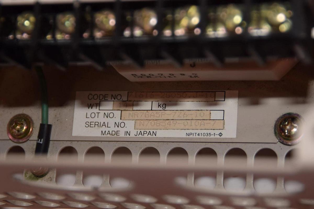 YASKAWA ELECTRIC Varispeed 616GII Drive 71616-2G050.J-10 NR7GA5P-7Z6-10 230v NEW