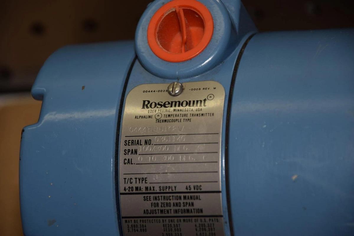 ROSEMOUNT 0444TJ1U1C2NA 0-300 DEGREE CELSIUS TYPE J TEMP. TRANSMITTER NEW