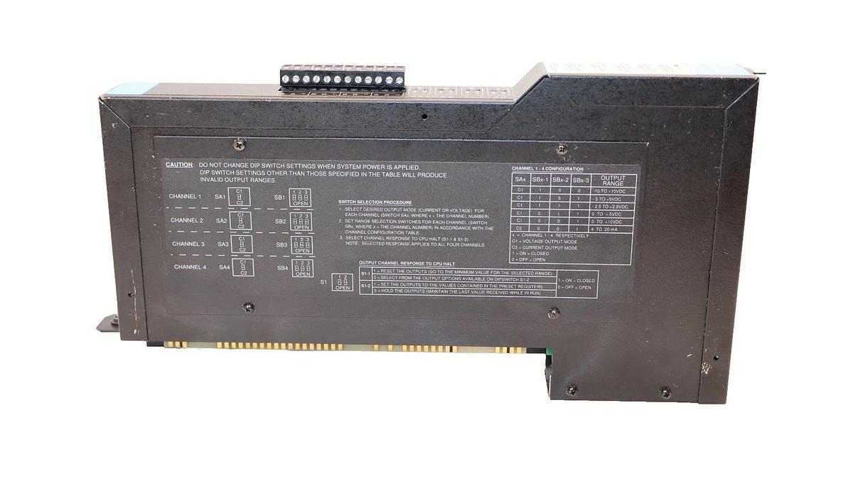Square D Sy/Max Analog Output Module 8030 ROM-122 8030ROM122 (NOS)
