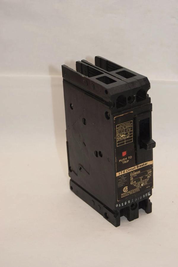 Used ITE E22B020 20A 20 Amp 20 A 240Vac 2P Type E2-A Circuit Breaker
