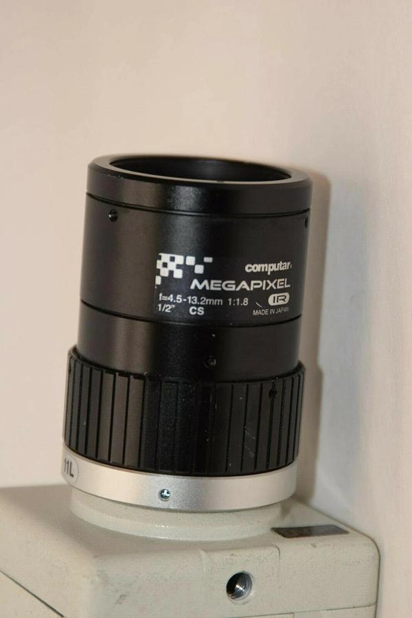 Used IKEGAMI ICD-504 24V 3.2W CCD Camera W/ Computar Megapixel 4.5-13.2mm 1:1.8 Lens