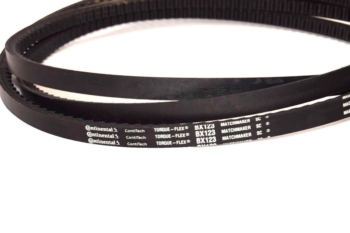 Continental Cogged Belt V-Belt BX123 Torque-Flex Matchmaker USA (New)