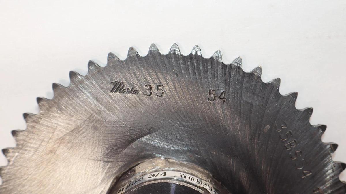 (NEW) MARTIN 35BS54 3/4" 54-Teeth 3/4" Bore Sprocket