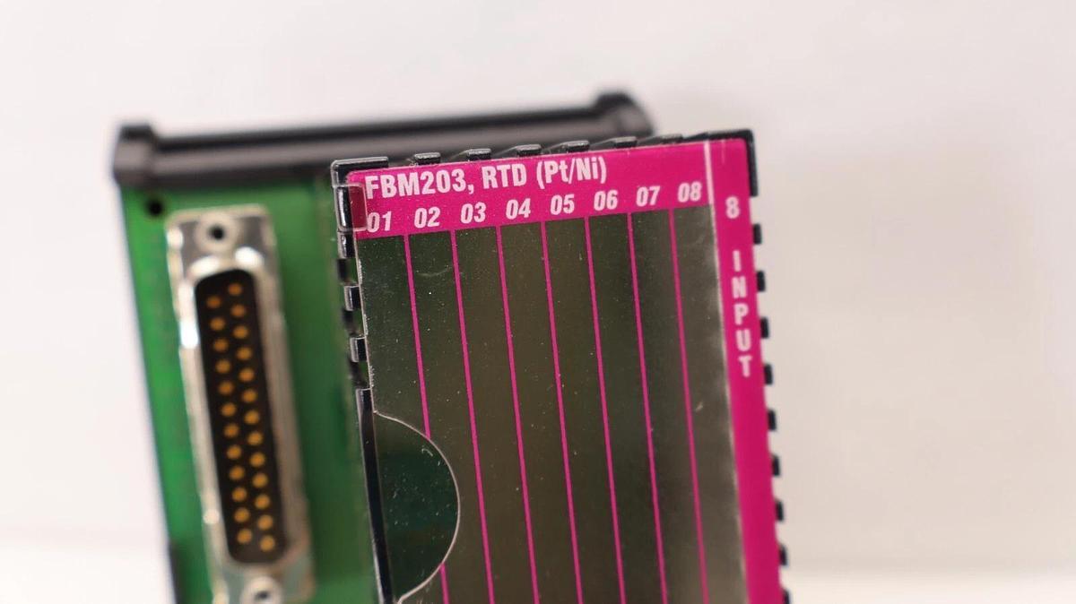 Used FOXBORO INVENSYS FBM203 P0916AE 0C RY0834 RTD Pt/Ni 8 8pt Input