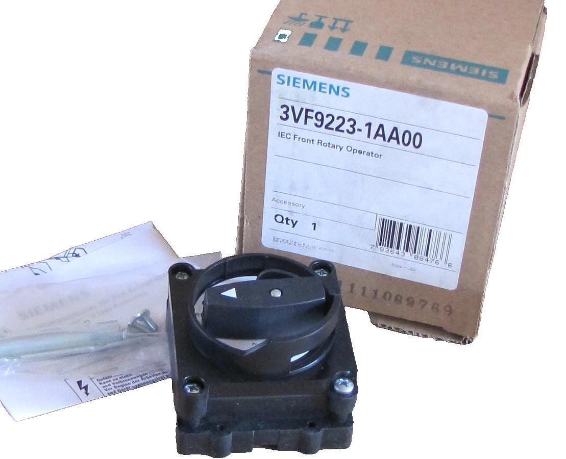 SIEMENS IEC FRONT ROTARY OPERATOR KNOB SWITCH 3VF9223-1AA00 3VF92231AA00 NIB
