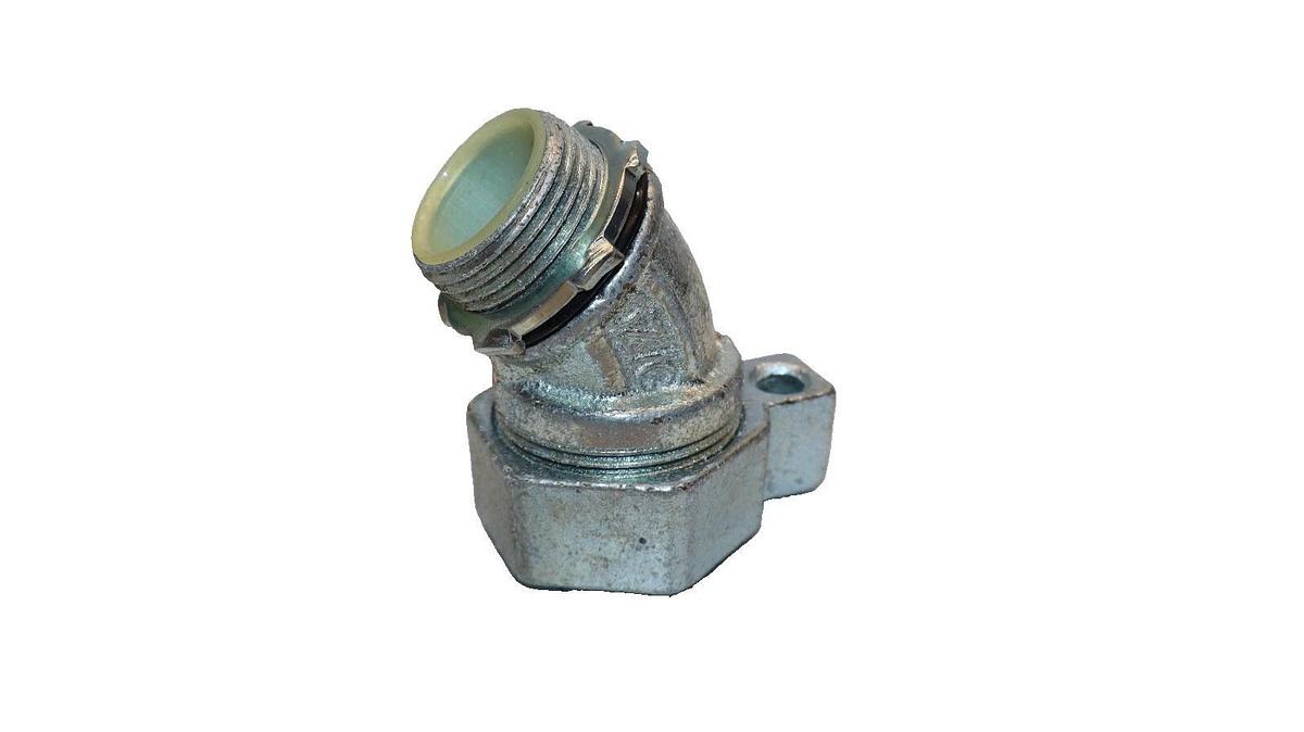 Box 10) O-Z GEDNEY 4Q-475LT 3/4" 45 Degree 45D Ground-Tite Liquidtight Connector