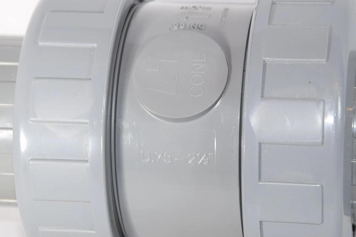 CEPEX HAYWARD CPVC EPDM 2-1/2" Smooth Socket, glue in, Ball Check Valve (NEW)