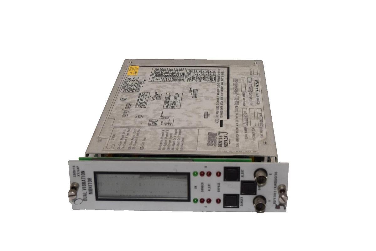 Used Bently Nevada 3300/16-03-01-01-00-00-06 Dual Vibration XY/GAP Monitor Module
