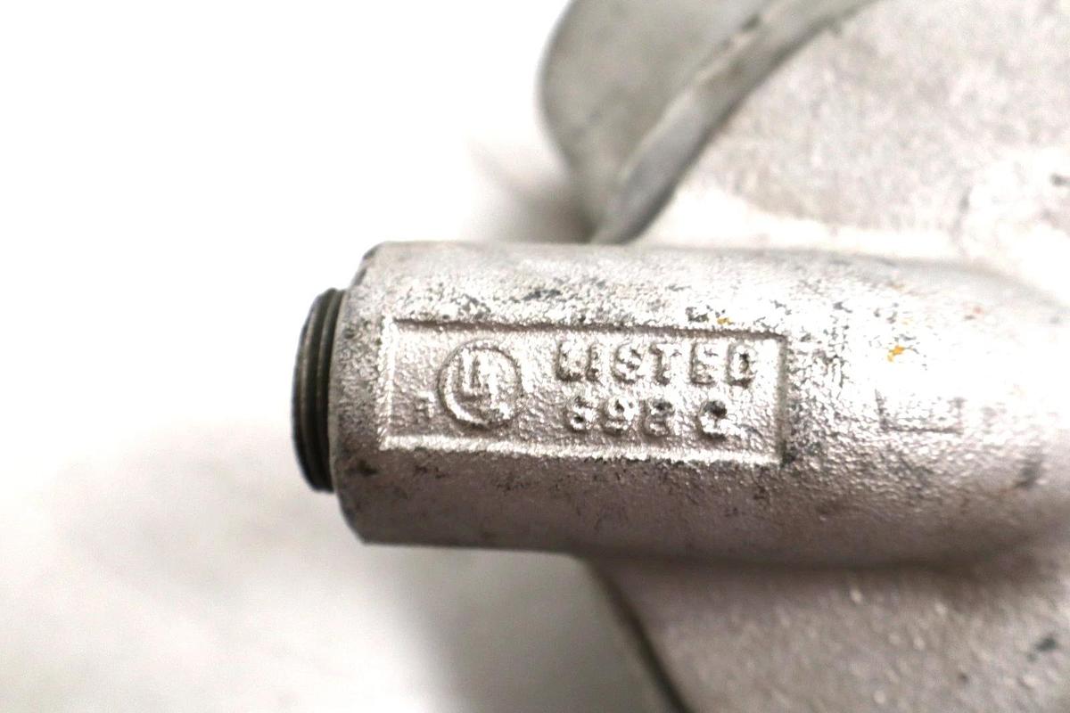 Used Crouse Hinds Any Angle Conduit Seal Fitting w/ 3" Female Hub EZS8 , 517152G
