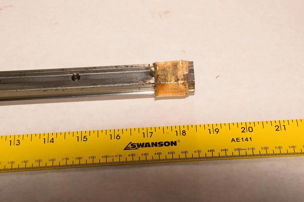 Used THK Linear glide rail " bearing THK Rail A2C 487 SHS20C 2C096