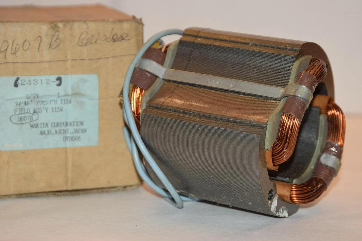 (New) MAKITA 014312 115V Field Assembly For Grinder 9607B