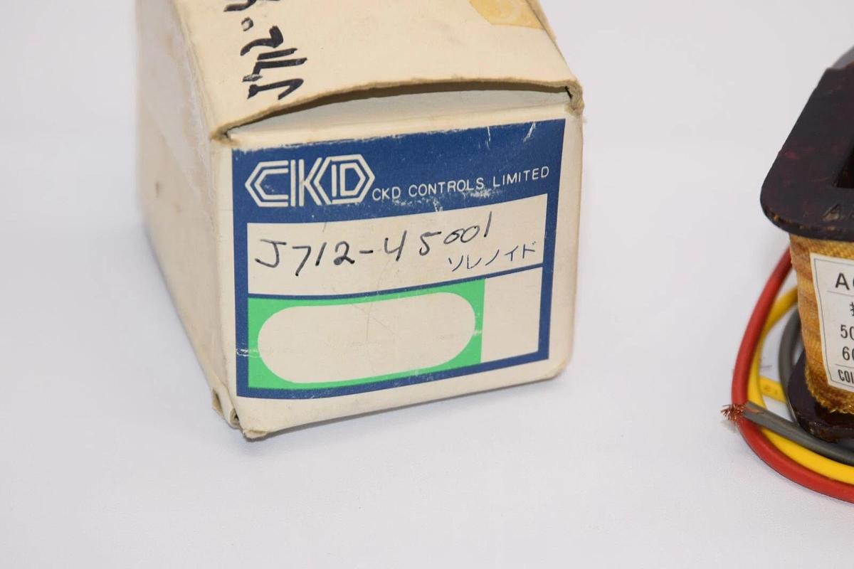 (NEW) CKD CORP. J712-45001 AS-30 200Vac 50/60Hz Coil