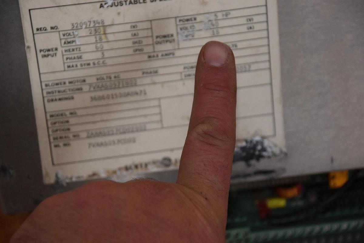 Used GE GENERAL ELECTRIC DC-300 Adjustable speed drive 5HP 5 HP 7VXAS057CD02