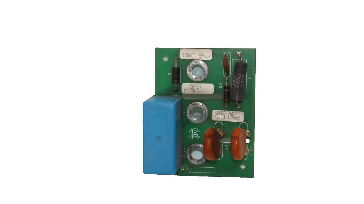 Used ALLEN BRADLEY 135655 Rev 02 , 135656 Transistor Circuit Board