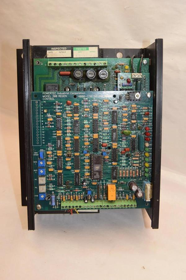 Used POWERTEC C001.3R2CH000 Brushless Speed Controller .25-1hp Ph: 1/3 115V