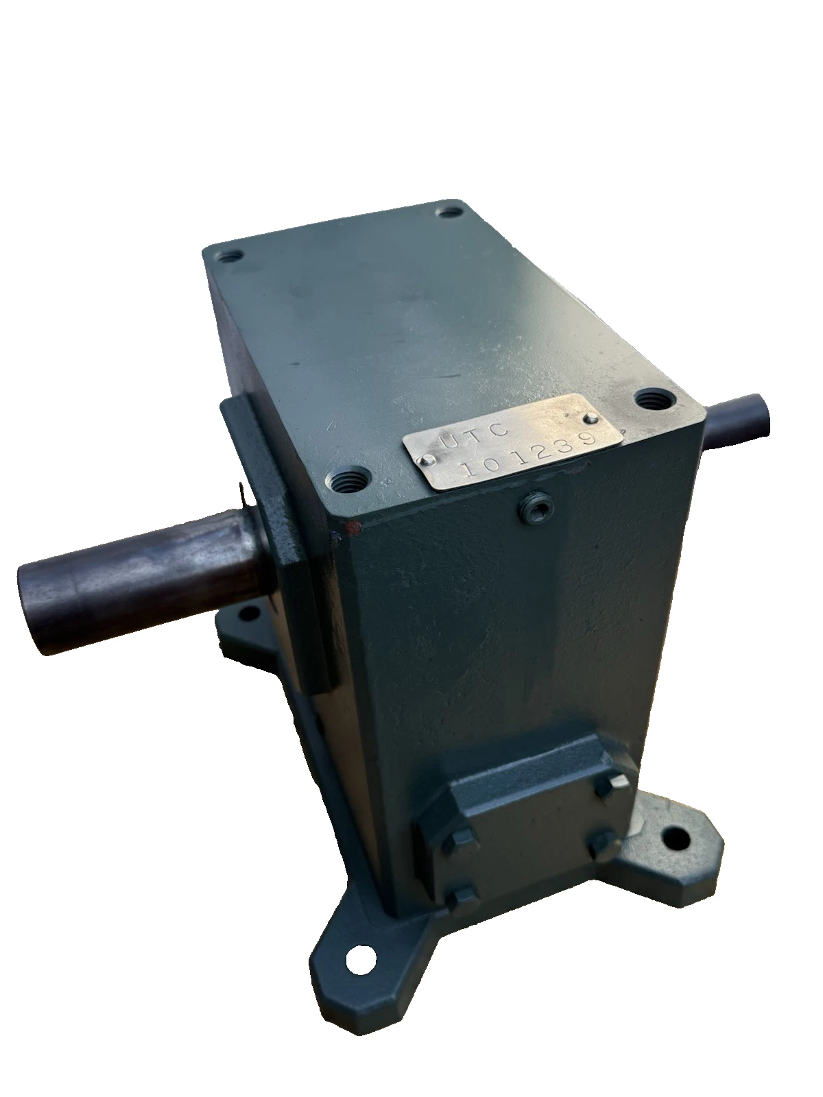 Refurbished Grove Gear Flexaline U242-1 Worm Gearbox 25:1 Speed Reducer 6.24HP 1-1/4" 1-7/8"