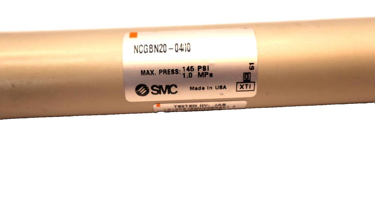 (NEW) SMC NCGBN20-0400 , NCGBN200400 145psi 1.0MPa Pneumatic Cylinder