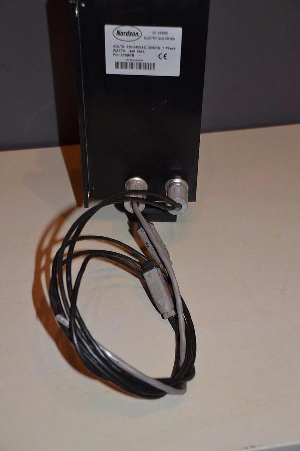 Used NORDSON 231667B 220-240VAC 50/60Hz 1P 440W SD SERIES ELECTRIC GUN DRIVER