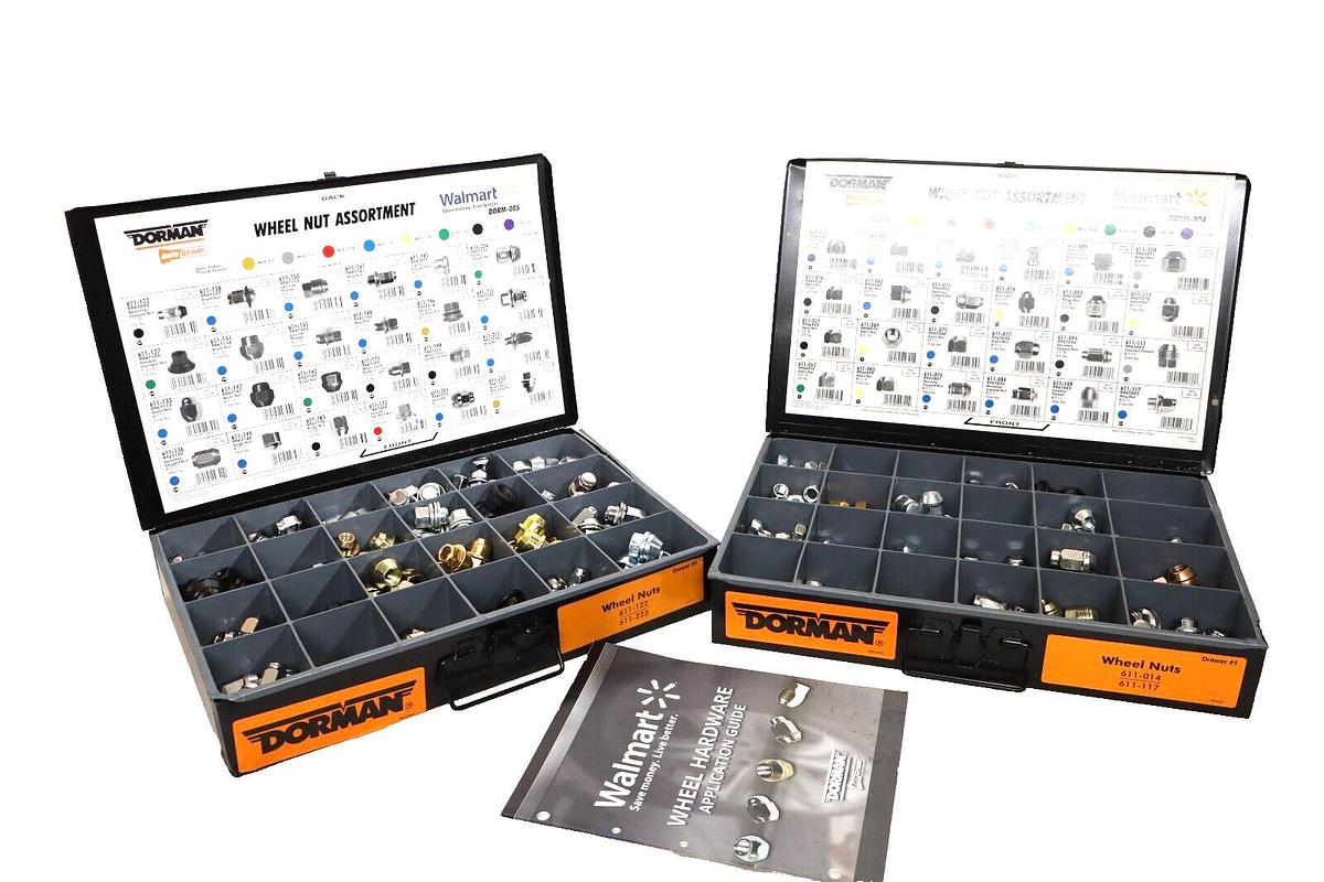 DORMAN Lug nut 110517-1 110517-2 Autograde Wheel Nuts Assortment (NEW 2 Drawer)