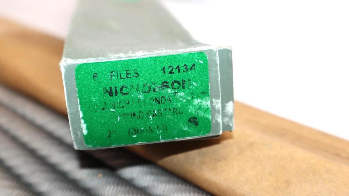 Nicholson 12" Round File 12134 , 1AKA8 300mm (New - Box of 11)