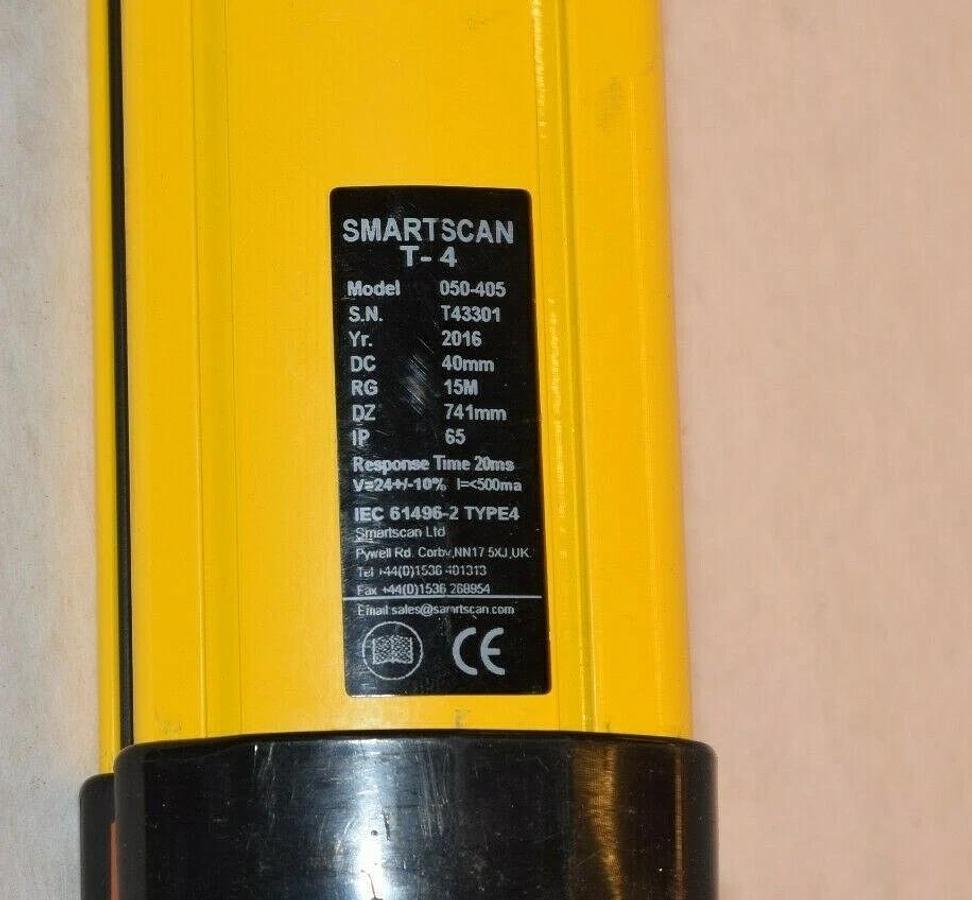 Used Smartscan Safety Light Curtain T4 050-405 24VDC 050 405 050405