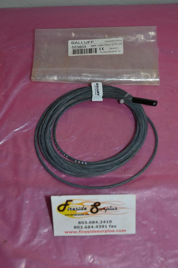 BALLUFF SENSOR BMF 306K-PS-C-2-PU-05 BMF306K PS C 2 PU 05 BMF306KPSC2PU05 NEW