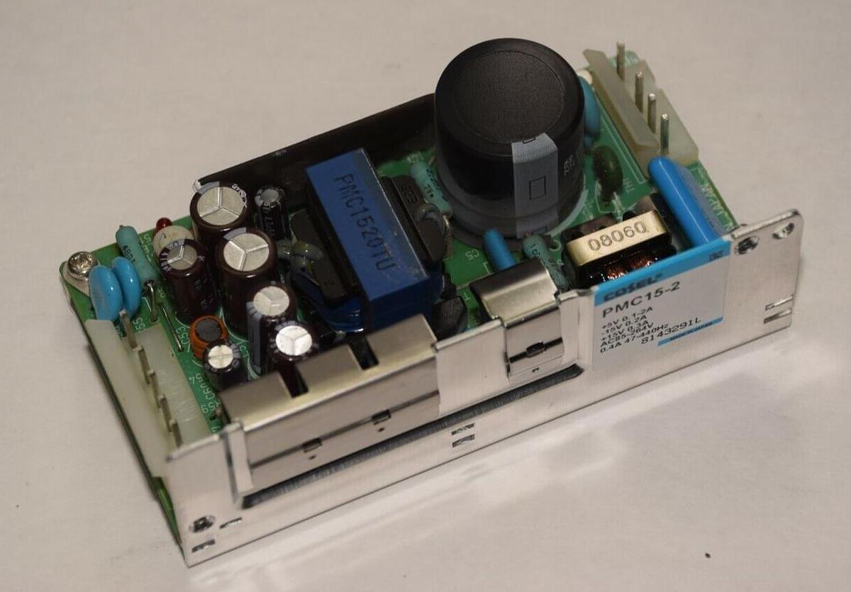 Used COSEL PMC15-2 +5V 0.1-2A -15V 0.2A +15V 0.3A POWER SUPPLY