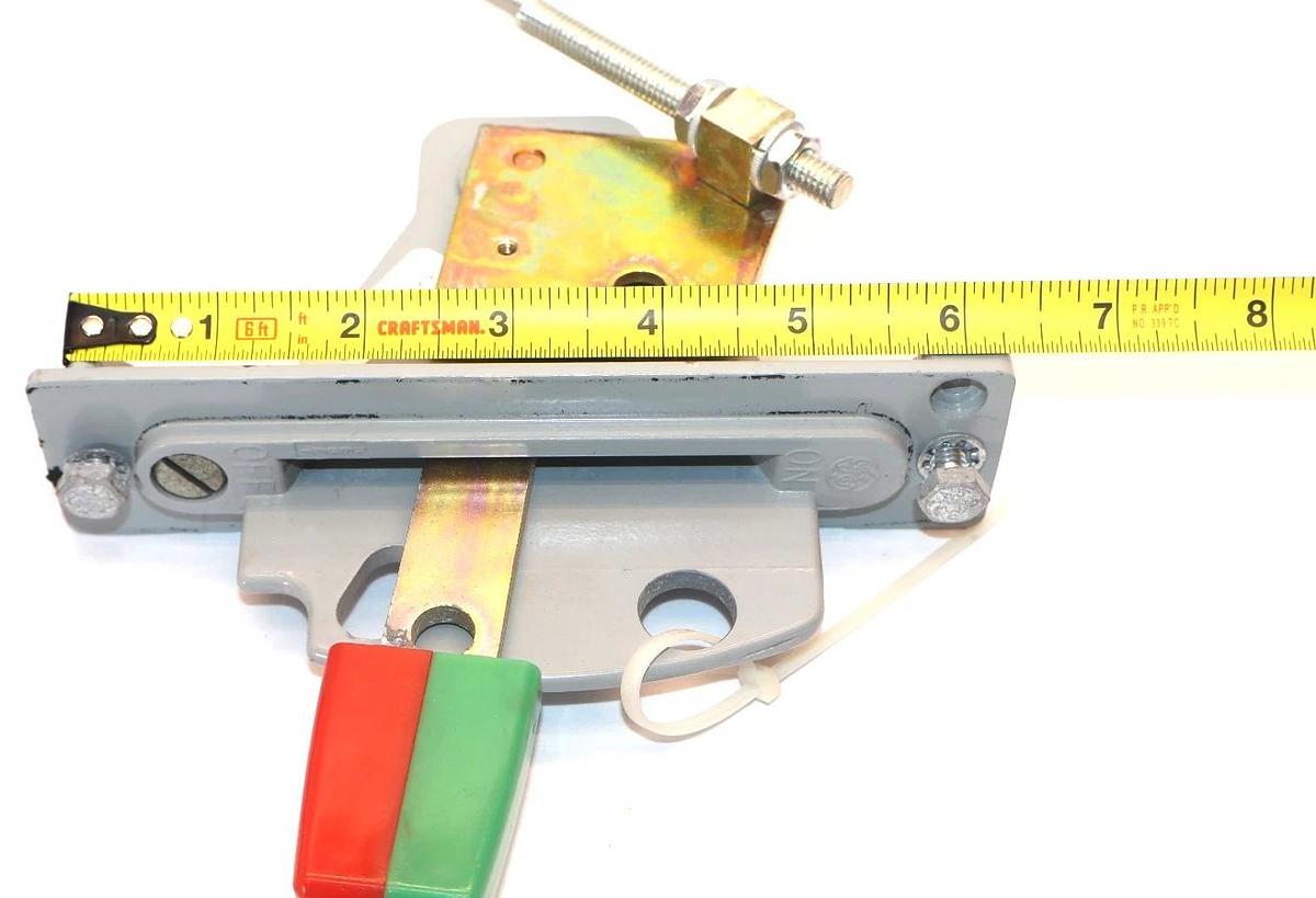 Used GE / GENERAL ELECTRIC TYPE 3/4/12 Disconnect Handle Circuit Breaker On/OFF