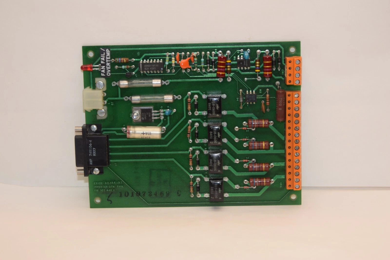 Used EXIDE A2/A4-A1 118 302 448 A PCD 2VO 3383 Inverter GFM PWM Circuit Board Card