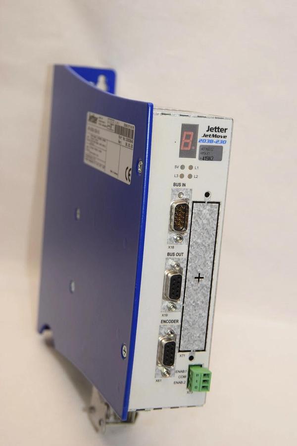 Used JETTER JM-203B-230-S1 JetMove 203B-230 230V Servo Ampilifier Drive