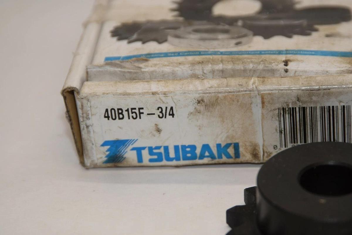 (NEW) TSUBAKI 40B15F-3/4 3/4" Bore 15 Teeth Sprocket