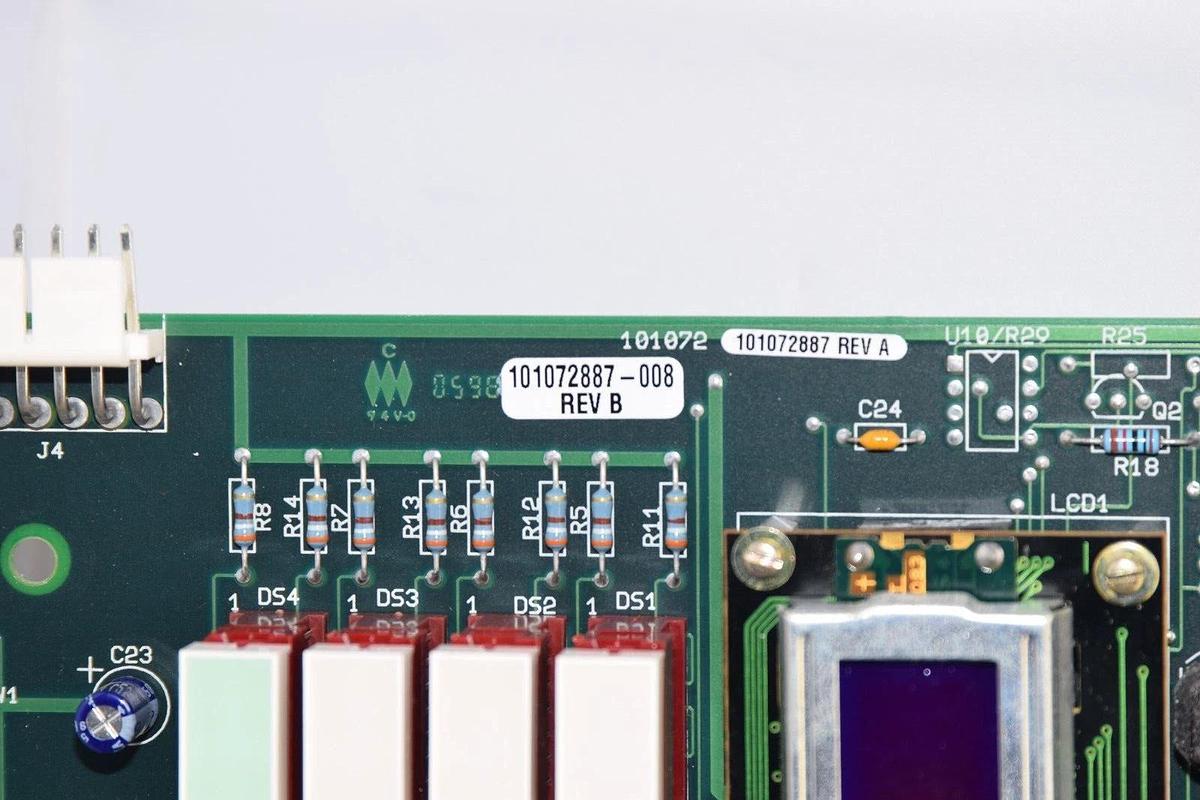 (NEW) EXIDE ELECTRONICS 101072887-008 Rev B Front Control Panel PCB Assembly