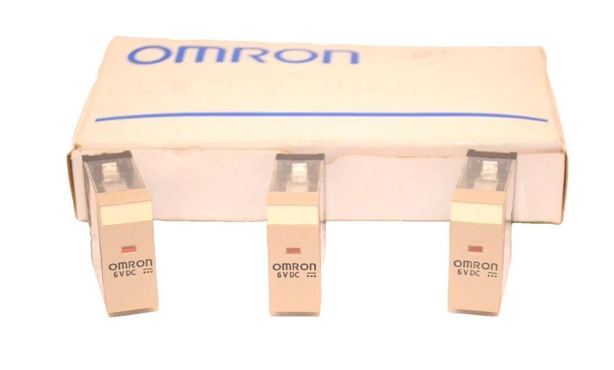 (NEW - Lot of 3) OMRON G2R-1-S(S) 6Vdc Relay